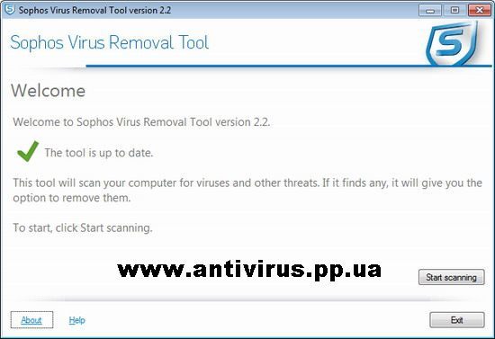    Sophos Virus Removal Tool 
